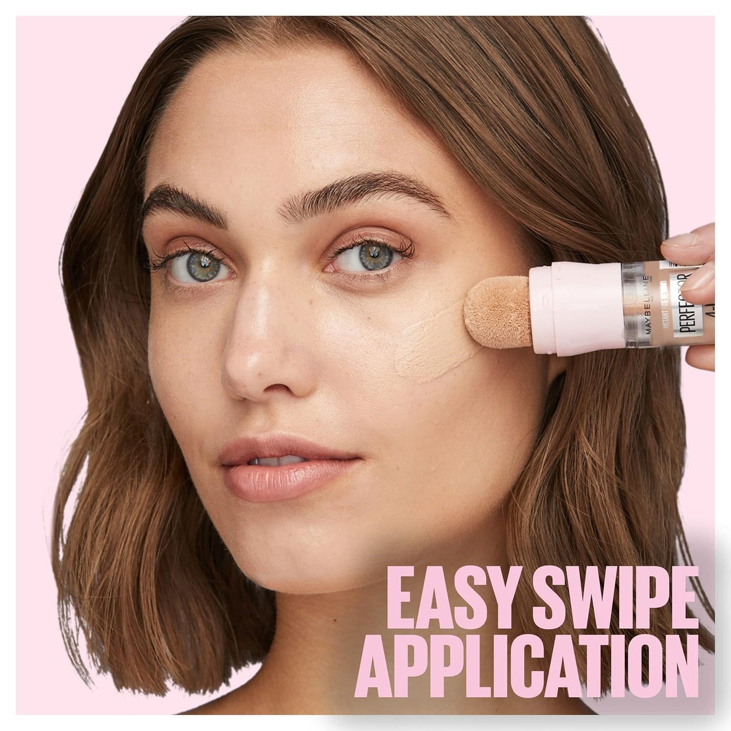 Baby Skin Primer + Instant Age Rewind Glow Foundation Makeup Bundle, Includes 1 Primer and 1 Light/Medium Makeup Base