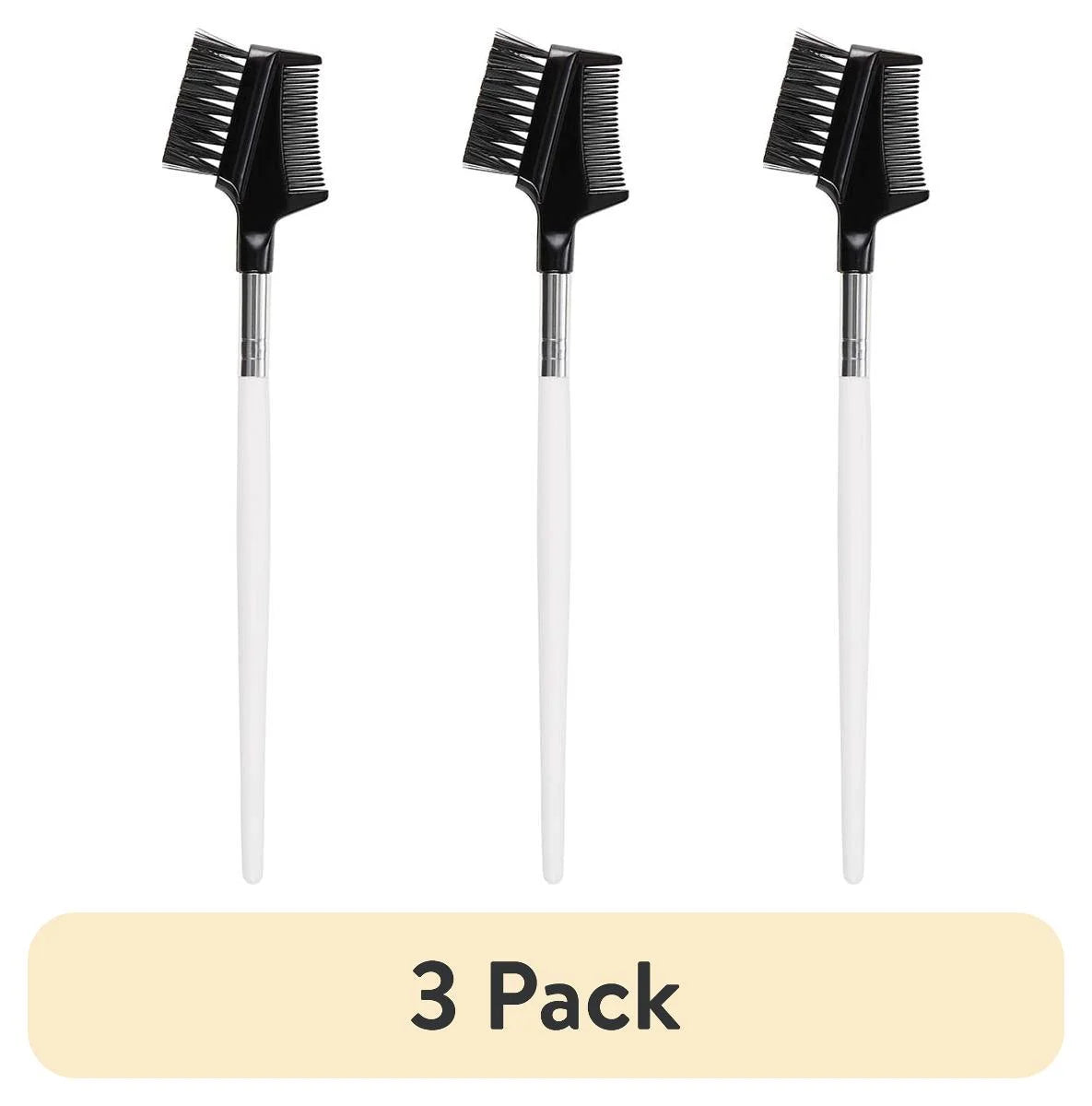 (3 Pack)  Brow Comb + Brush