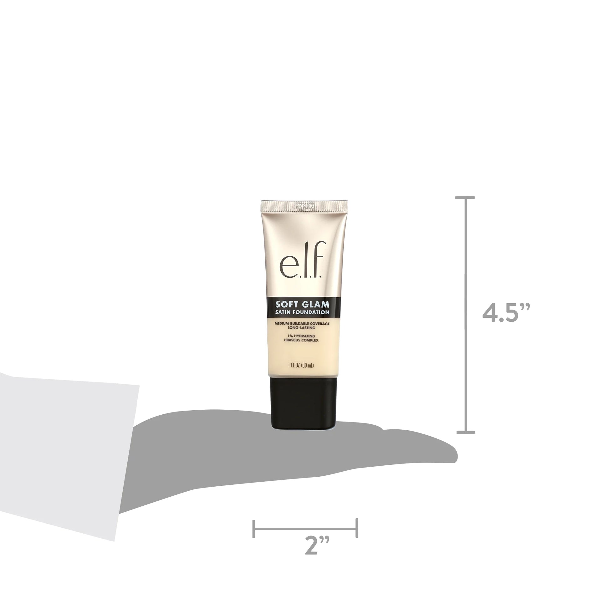 E.L.F. Soft Glam Satin Foundation, 12 Fair Warm, 1 Fl Oz