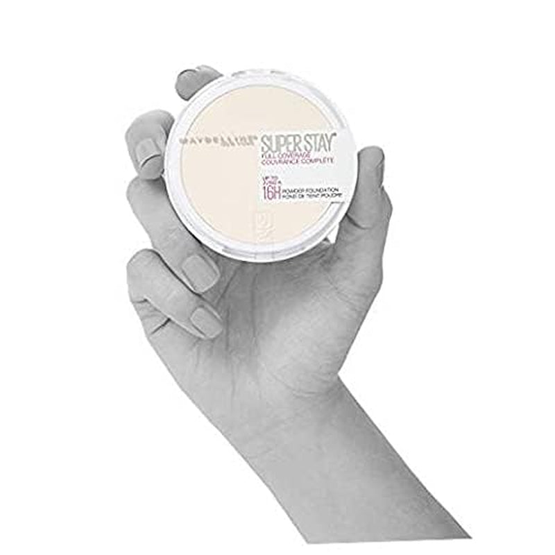 Super Stay Full Coverage Powder Foundation Makeup, up to 16 Hour Wear, Soft, Creamy Matte Foundation, Fair Porcelain, 1 Count