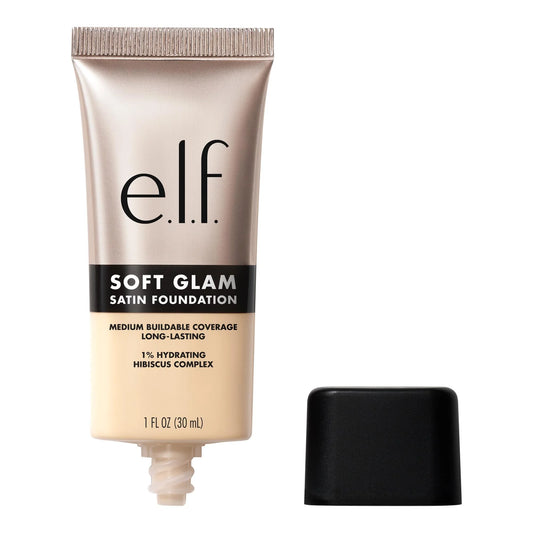 E.L.F. Soft Glam Satin Foundation, 12 Fair Warm, 1 Fl Oz