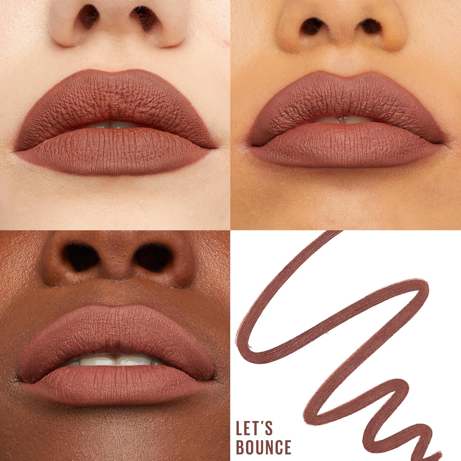 Lifter Liner Lip Liner Pencil with Hyaluronic Acid, Let'S Bounce, 1 Count
