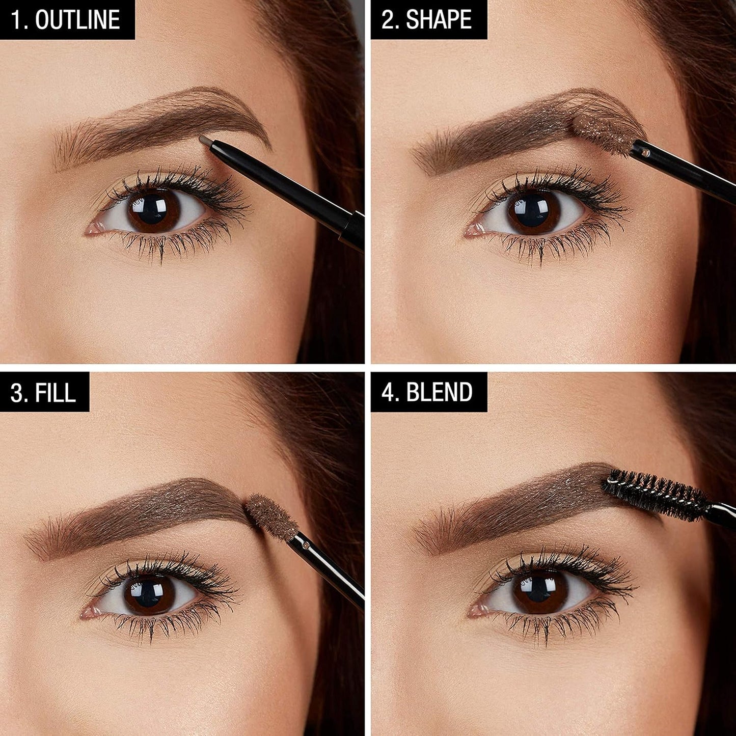 Tattoostudio Waterproof Eyebrow Gel Makeup, Soft Brown, 1 Count