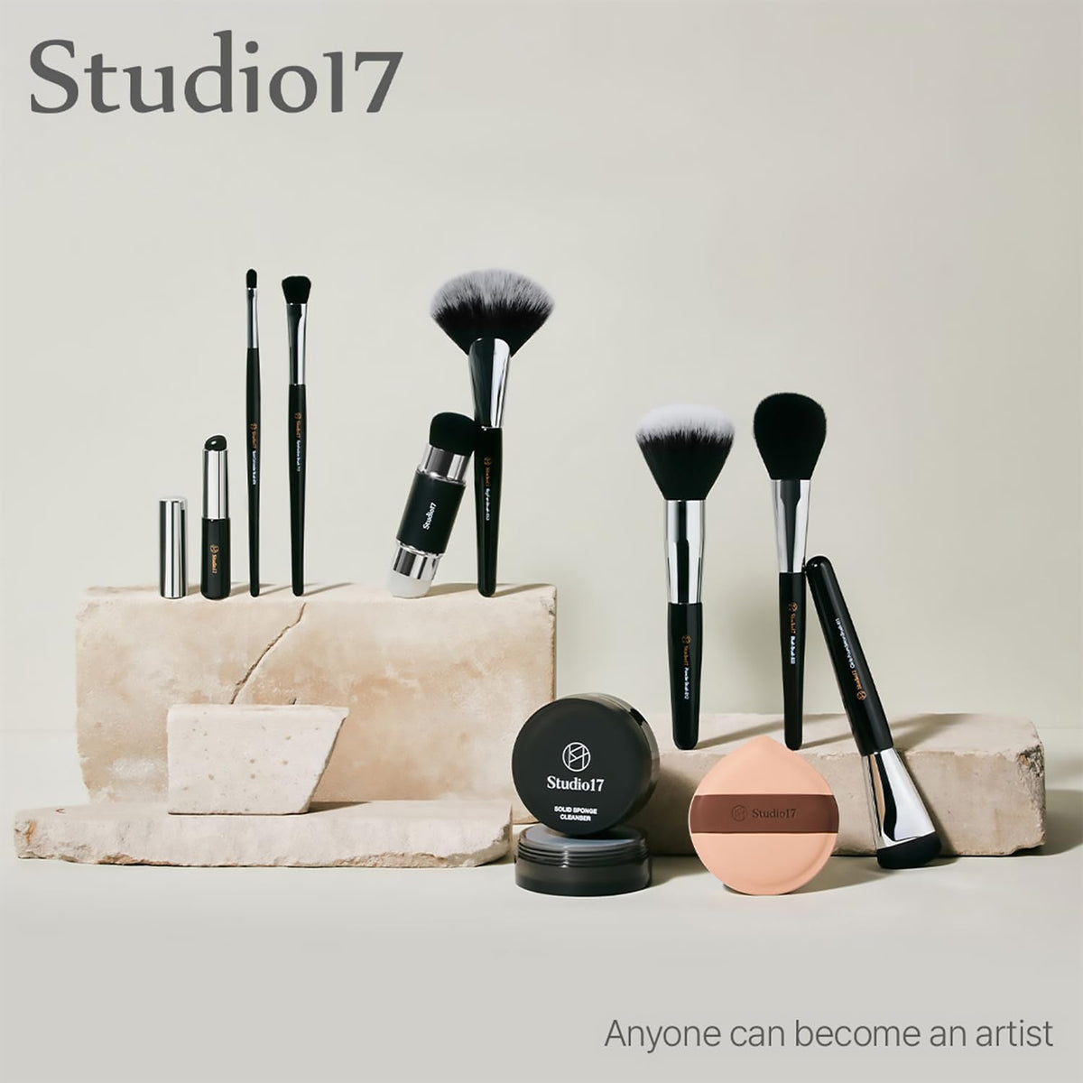 5-Piece Travel Makeup Brush Set with Zippered Pouch – photo 6 of 6