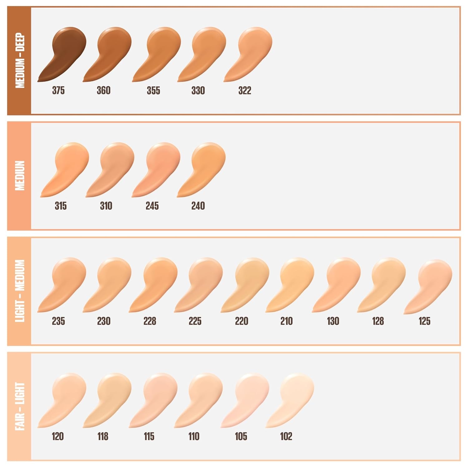 Fit Me Dewy + Smooth Liquid Foundation Makeup, Classic Ivory, 1 Count (Packaging May Vary)