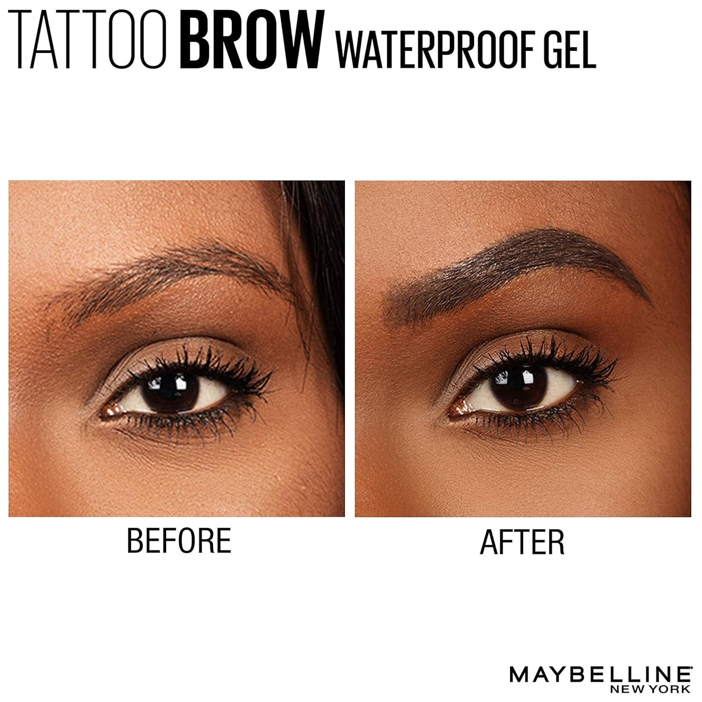 Tattoostudio Waterproof Eyebrow Gel Makeup, Soft Brown, 1 Count