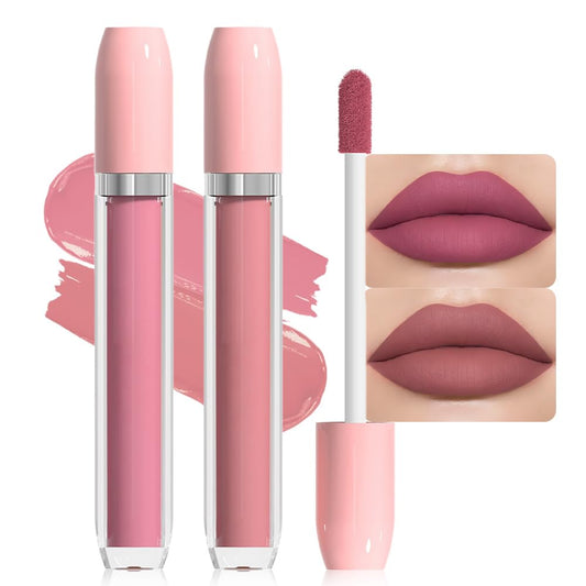 Super Matte Longwear No-Budge Stay on Smudge Proof Liquid Lipstick Long Lasting Makeup for Women,Highly Pigmented Color and Instant Shine, Cheeky