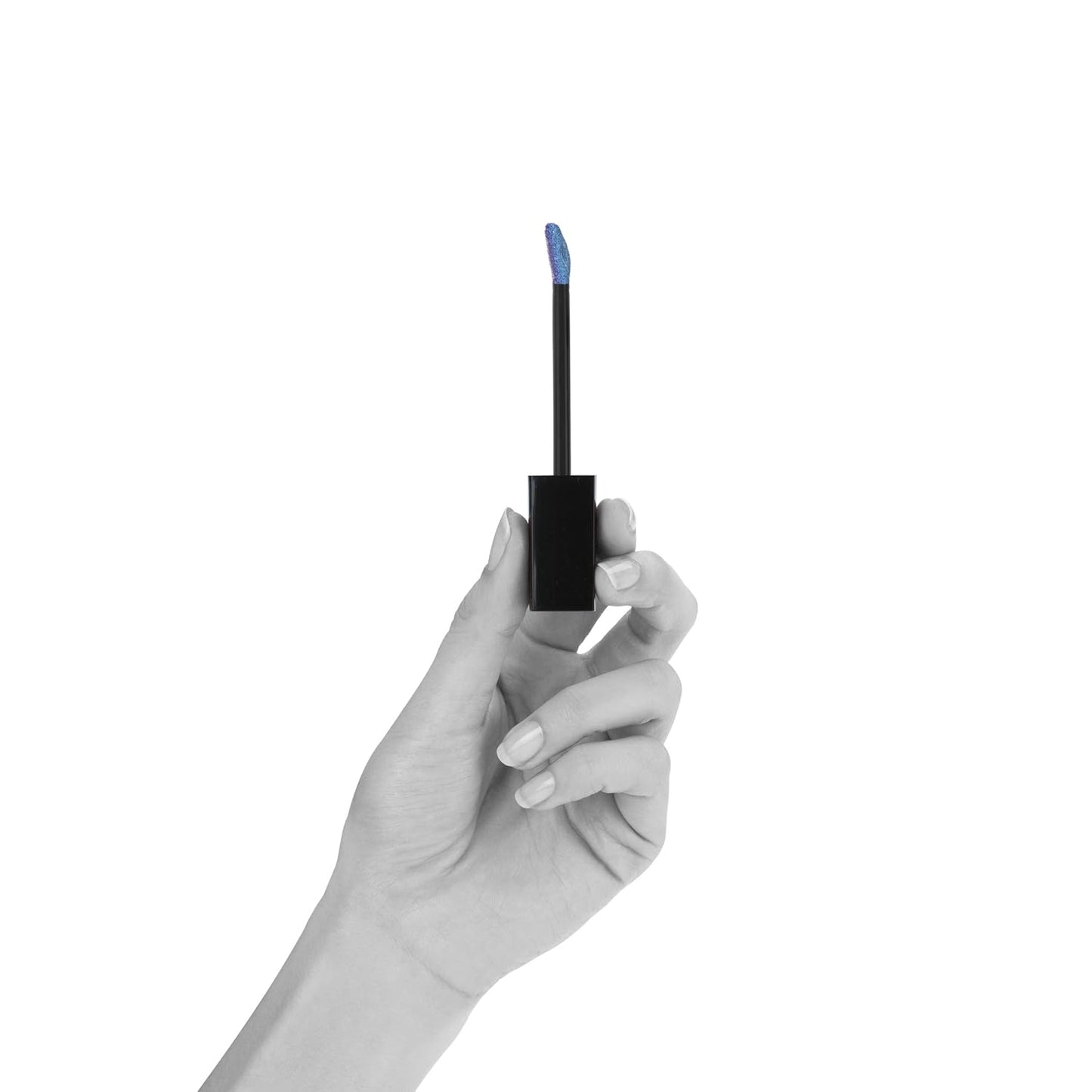New York Lip Studio Glitter Fix Glitter Lip Gloss Makeup, Shadow Hunter, 0.17 Fl. Oz.