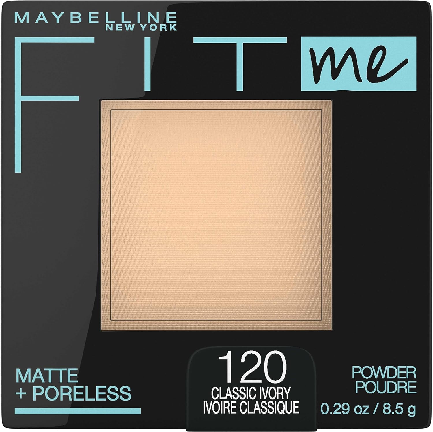 the Falsies Lash Lift Washable Mascara Volumizing, Lengthening, Lifting, Curling & Fit Me Matte + Poreless Pressed Face Powder Makeup & Setting Powder, Classic Ivory