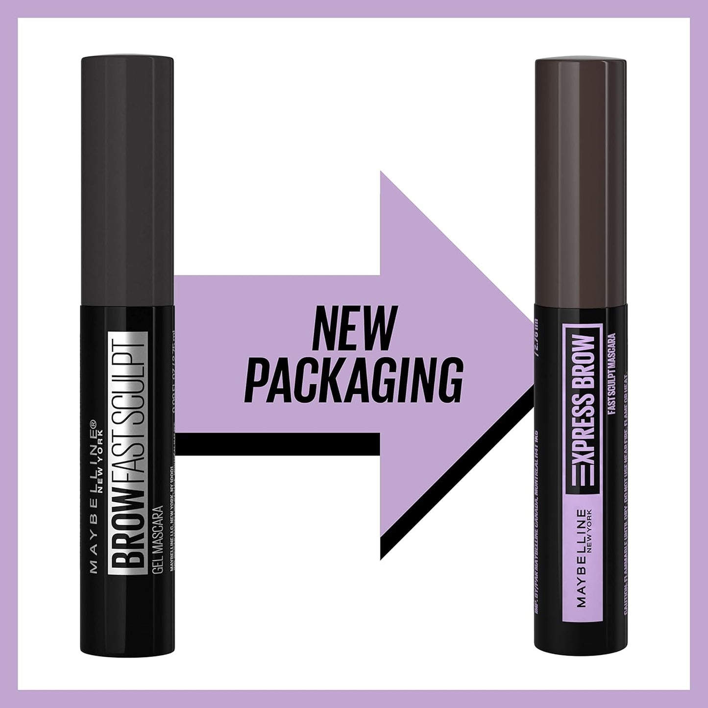 Brow Fast Sculpt, Shapes Eyebrows, Eyebrow Mascara Makeup, Soft Brown, 0.09 Fl. Oz.