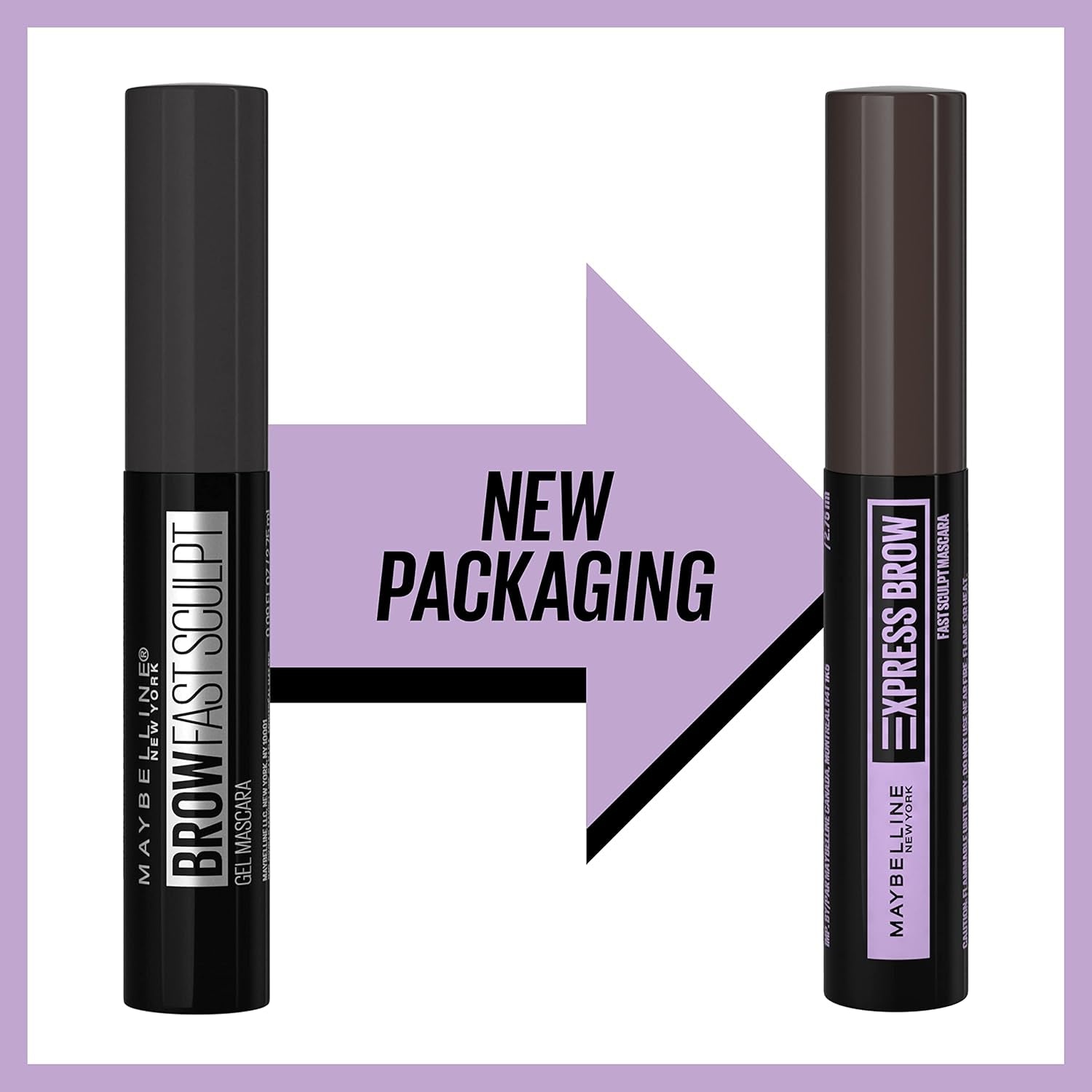 Brow Fast Sculpt, Shapes Eyebrows, Eyebrow Mascara Makeup, Soft Brown, 0.09 Fl. Oz.