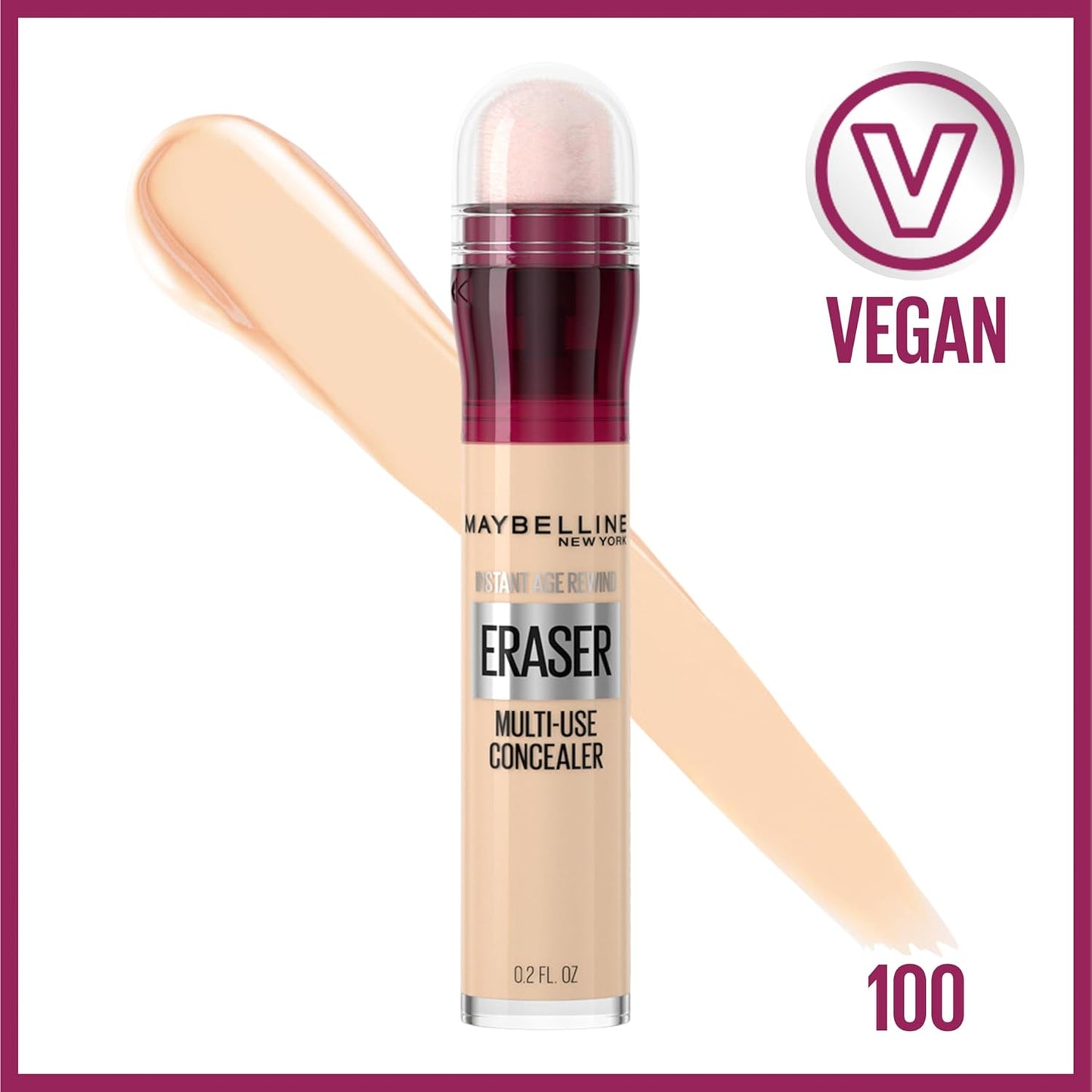 Instant Age Rewind Eraser Dark Circles Treatment Multi-Use Concealer, 100, 1 Count (Packaging May Vary)
