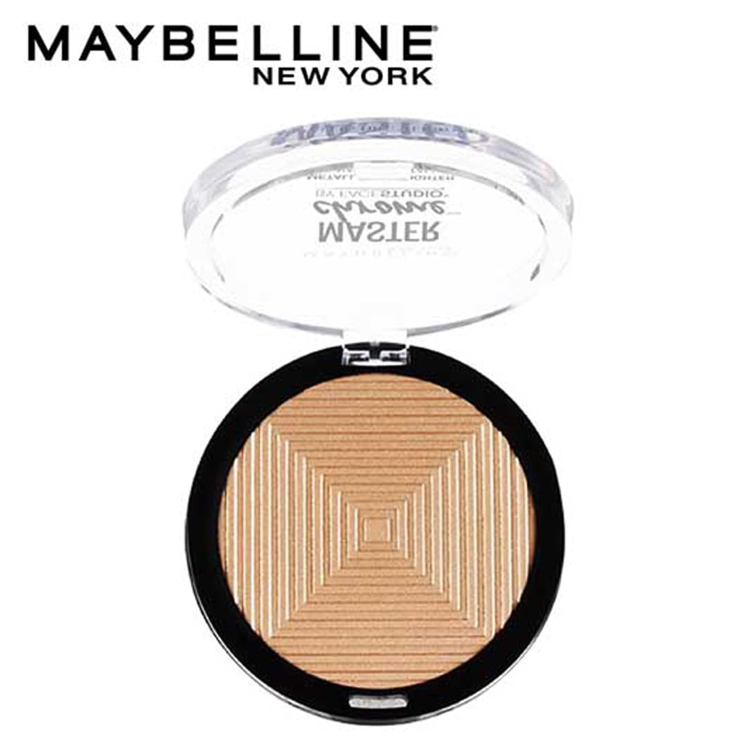 Master Chrome Metallic Highlighter Powder Makeup, Molten Gold, 1 Count