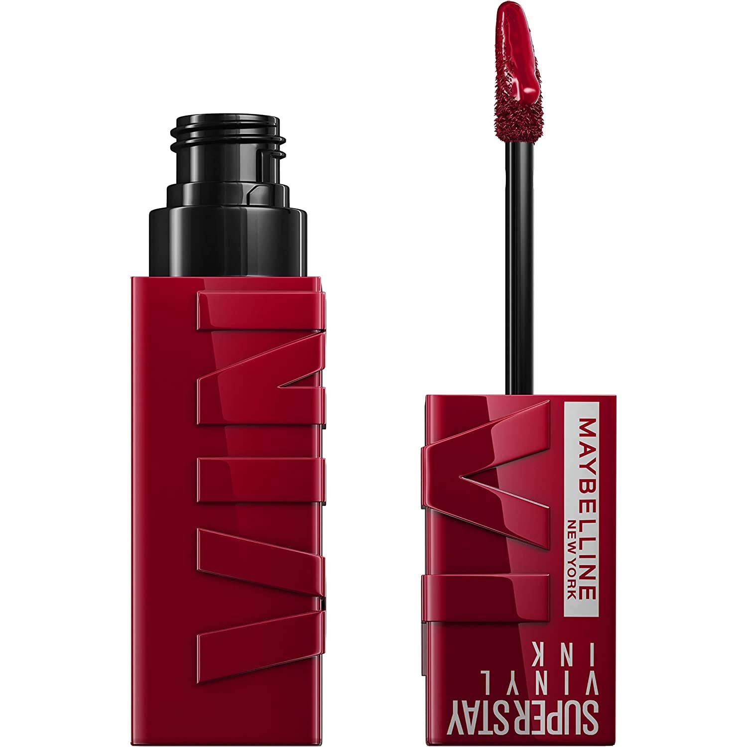 Super Stay Vinyl Ink Longwear No-Budge Liquid Lipcolor Makeup, Royal Deep Wine Red and Charmed Pink, 0.14 Fl Oz, 1 Count