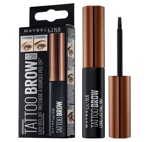 New York Brow Tattoo Longlasting Tint, Light Brown, 4.9 Ml
