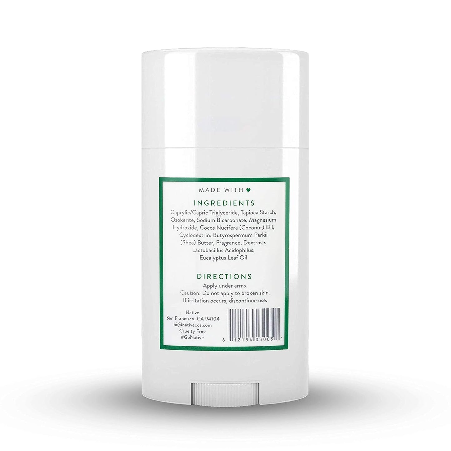 Deodorant | Natural Deodorant for Women and Men, Aluminum Free with Baking Soda, Probiotics, Coconut Oil and Shea Butter | Coconut & Vanilla and Eucalyptus & Mint - Variety Pack of 2
