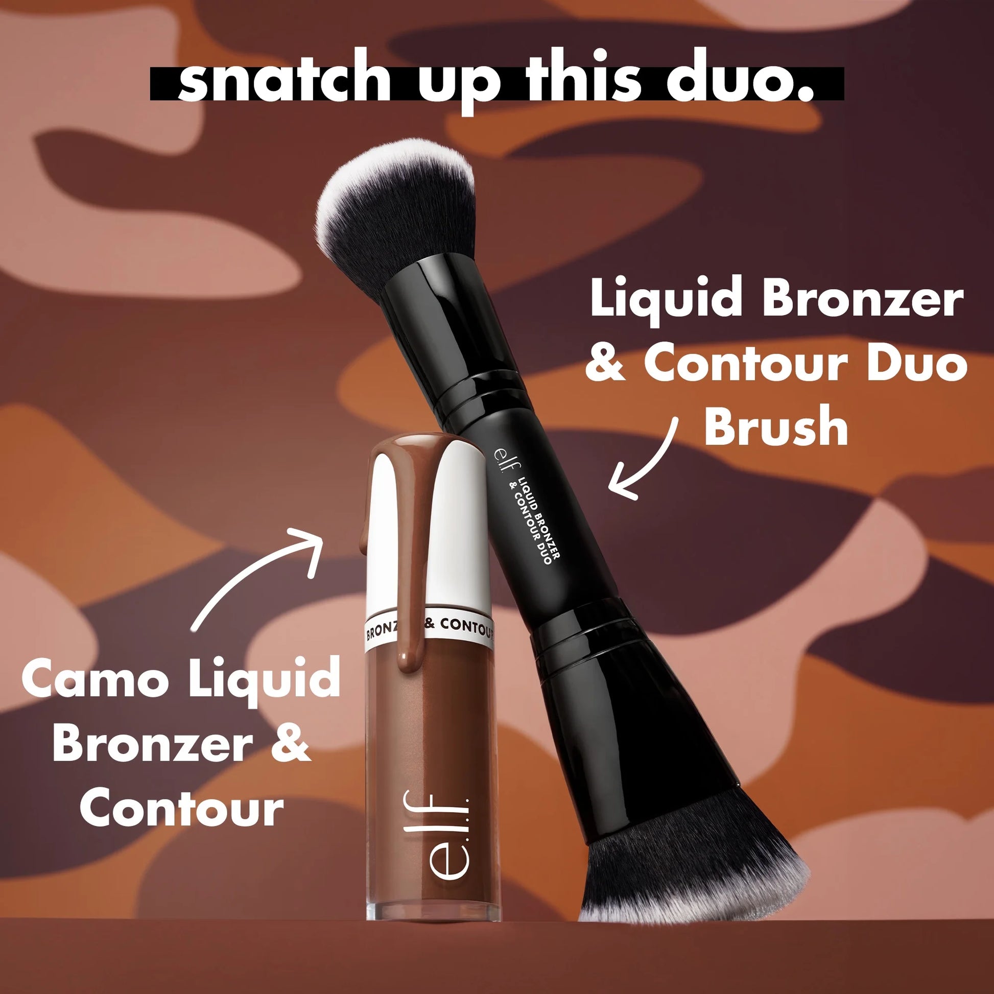 E.L.F. Camo Liquid Bronzer & Contour, 5 Medium, 0.13 Fl Oz