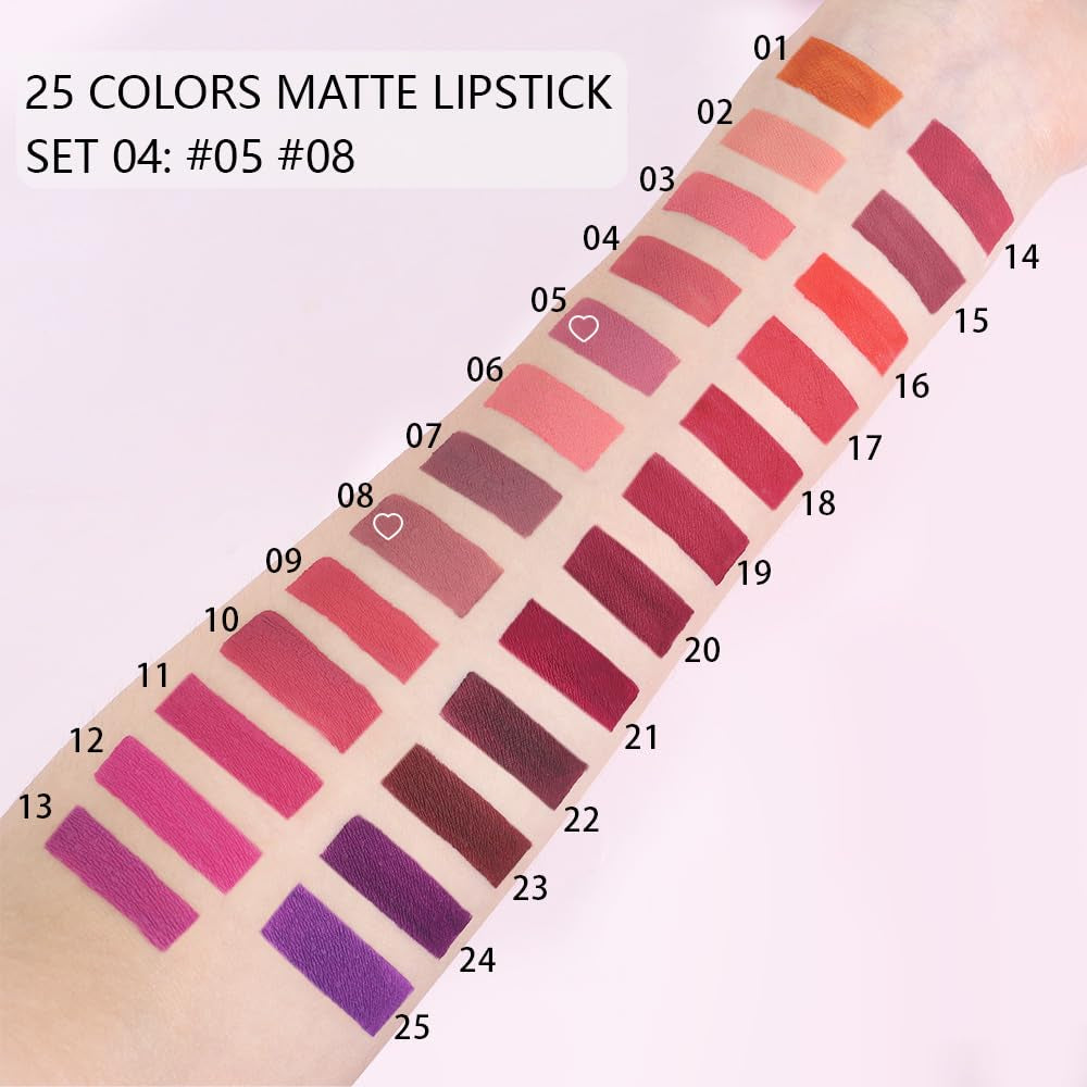 Super Matte Longwear No-Budge Stay on Smudge Proof Liquid Lipstick Long Lasting Makeup for Women,Highly Pigmented Color and Instant Shine, Cheeky