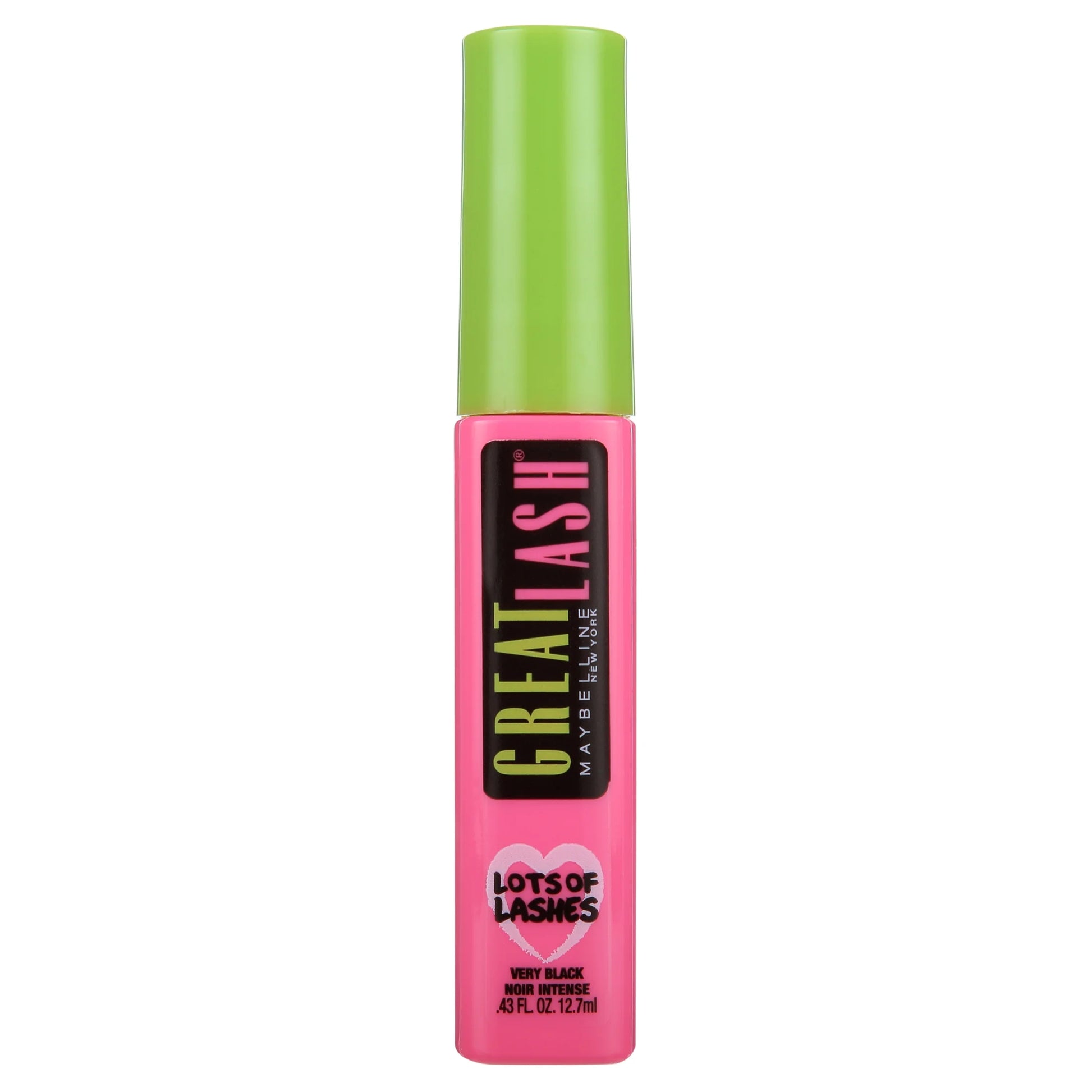 (4 Pack)  Great Lash Lots of Lashes Washable Mascara, Very Black