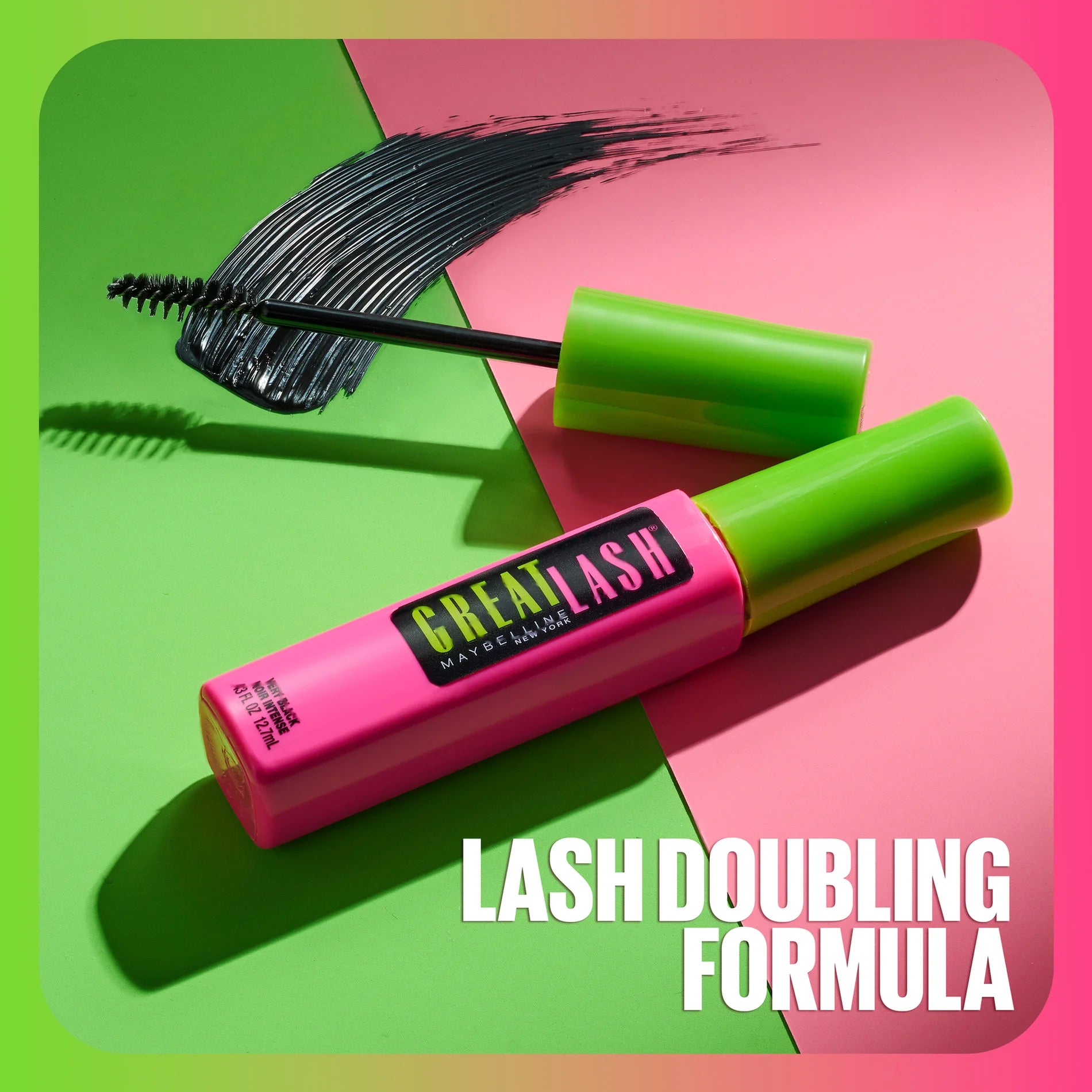 (4 Pack)  Great Lash Lots of Lashes Washable Mascara, Very Black