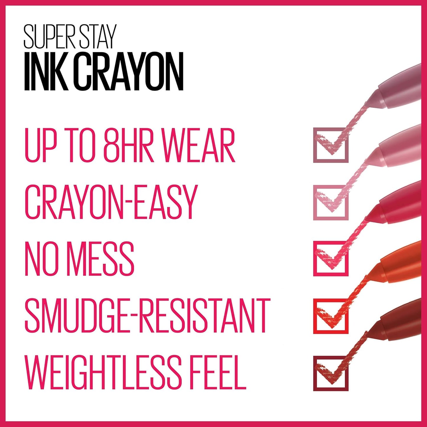 New York Super Stay Ink Crayon Lipstick Makeup, Precision Tip Matte Lip Crayon with Built-In Sharpener, Longwear up to 8Hrs, Rise to the Top, Burnt Sienna, 1 Count (Pack of 2)
