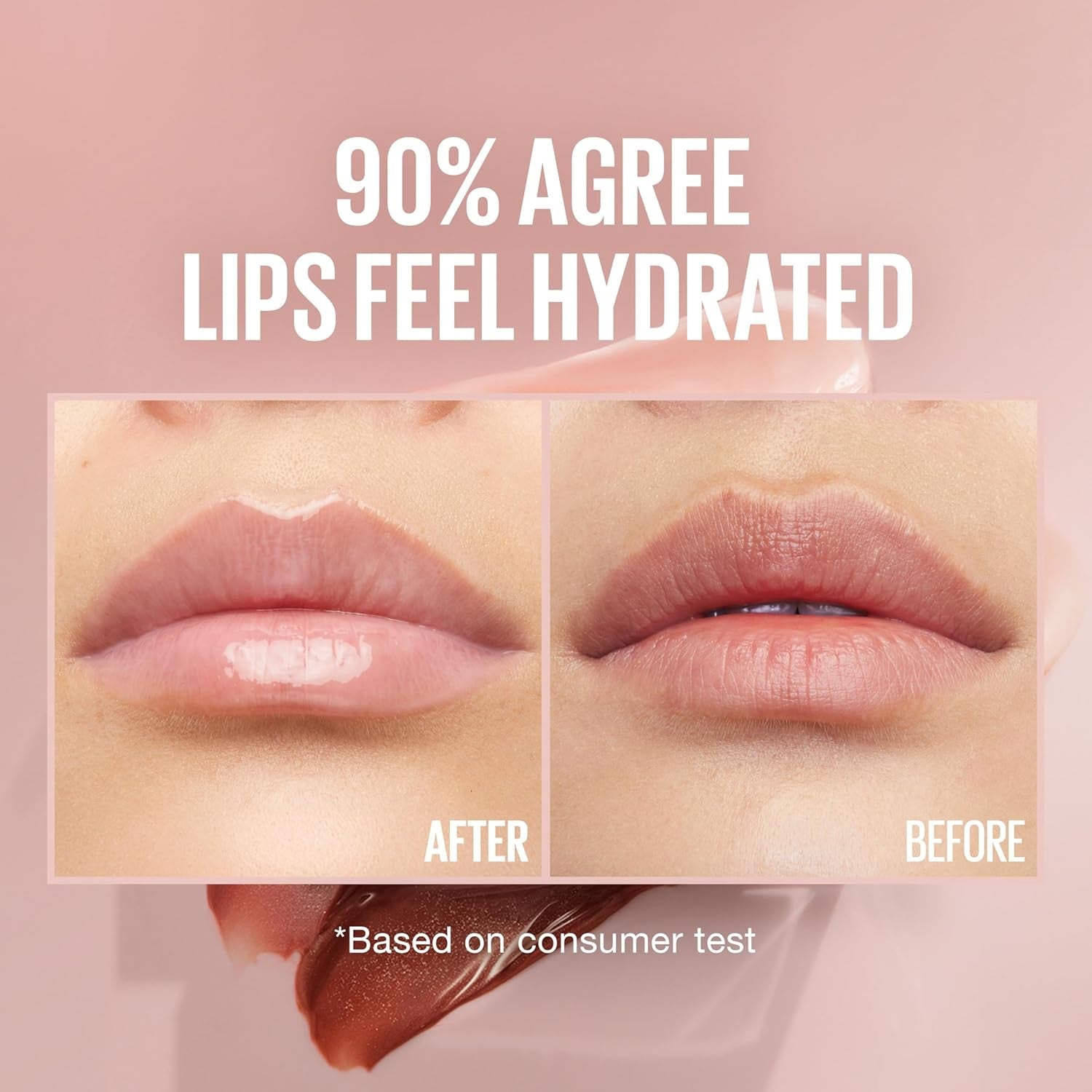 New York Lifter Gloss Hydrating Lip Gloss with Hyaluronic Acid, Gummy Bear, Sheer Light Pink, 1 Count