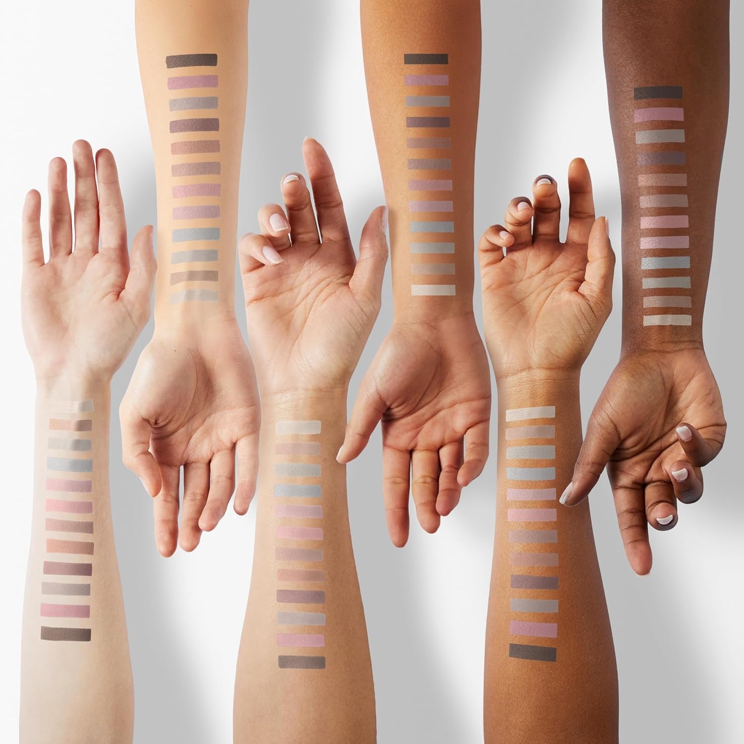 the Blushed Nudes Eyeshadow Palette Makeup, 12 Pigmented Matte & Shimmer Shades, Blendable Powder, 1 Count