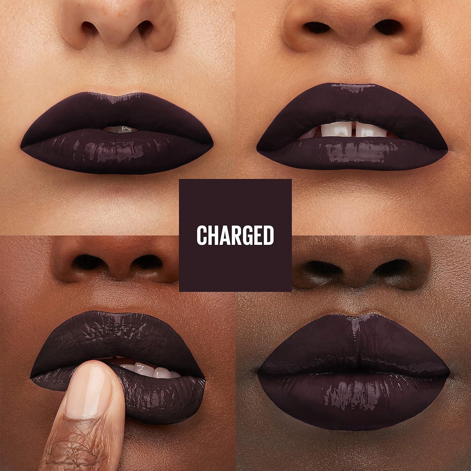 Super Stay Vinyl Ink Longwear No-Budge Liquid Lipcolor Makeup, Highly Pigmented Color and Instant Shine, Charged, Brown Lipstick, 0.14 Fl Oz, 1 Count