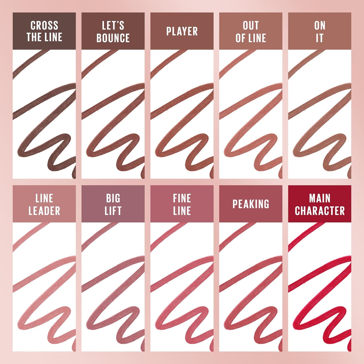 Lifter Gloss and Lifter Liner Bundle, Lip Gloss and Lip Liner in Shades Pearl and Peaking, Pack of 2