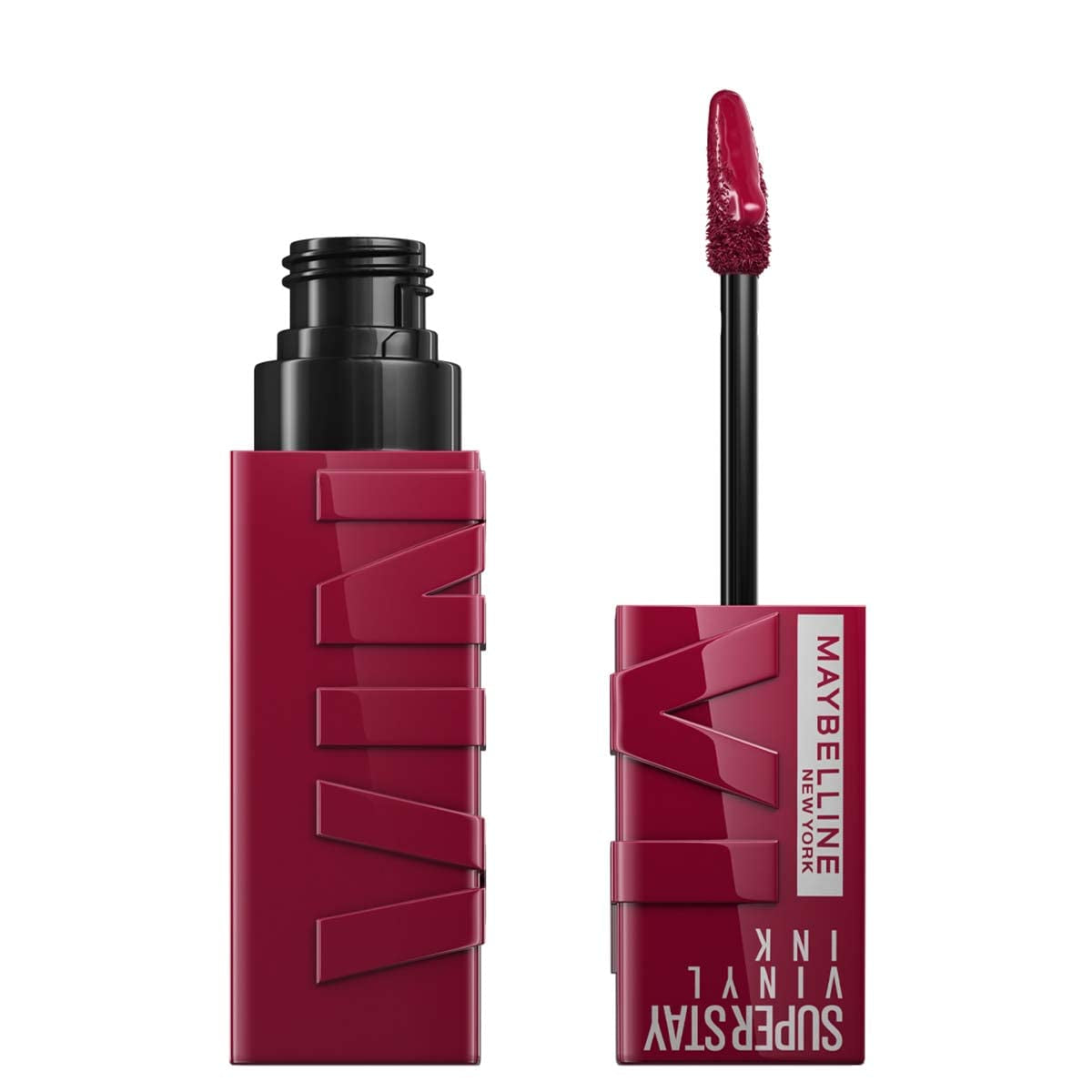 Super Stay Vinyl Ink Longwear No-Budge Liquid Lipcolor Berry Burgundy and Rose Mauve Nude, 0.14 Fl Oz Each, 2 Count