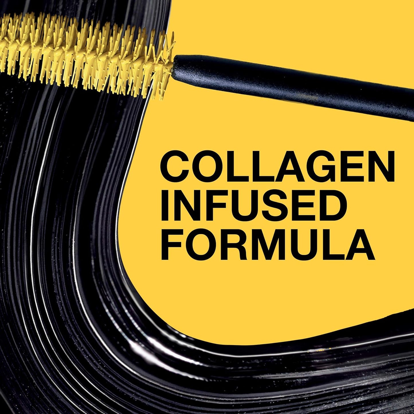 Volum' Express Colossal Waterproof Mascara Makeup, Volumizing, Glam Black, 1 Count
