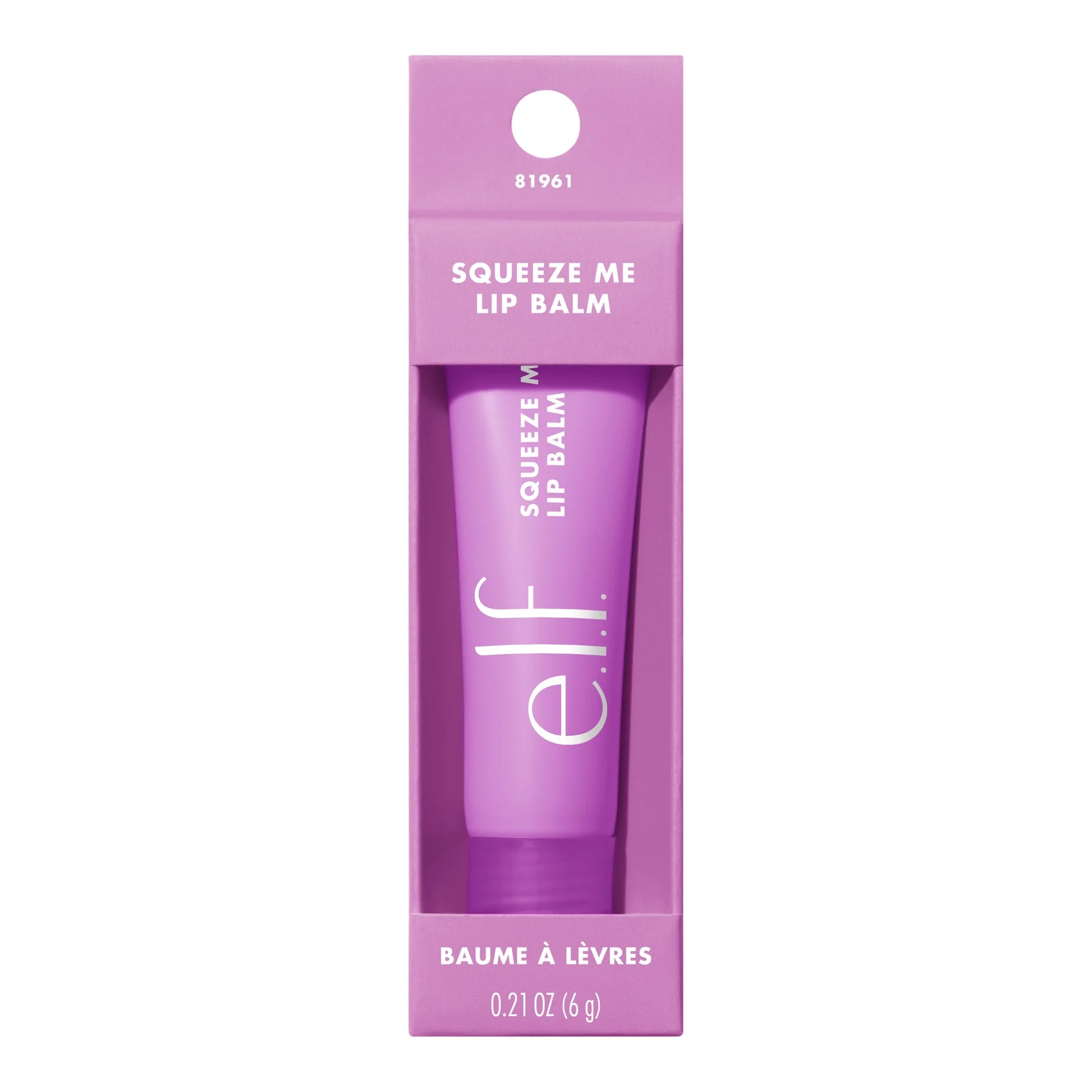E.L.F. Squeeze Me Lip Balm, Grape, 0.21Oz