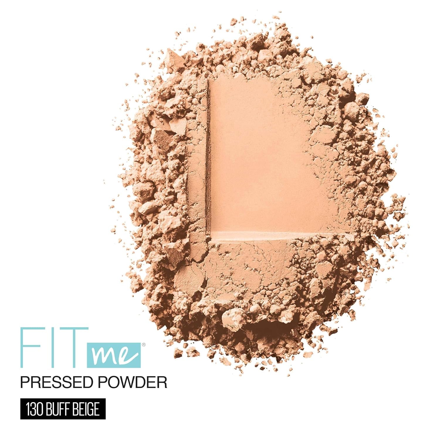 Fit Me Matte + Poreless Pressed Face Powder Makeup & Setting Powder, Buff Beige, 1 Count