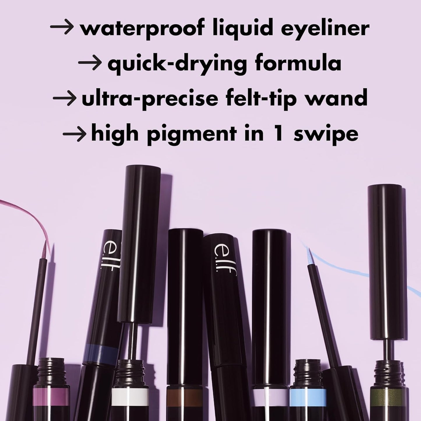 H2O Proof Inkwell Eyeliner Pen, High-Pigment, Waterproof Liquid Eyeliner, Delivers a Matte Finish, Vegan & Cruelty-Free, Film Noir