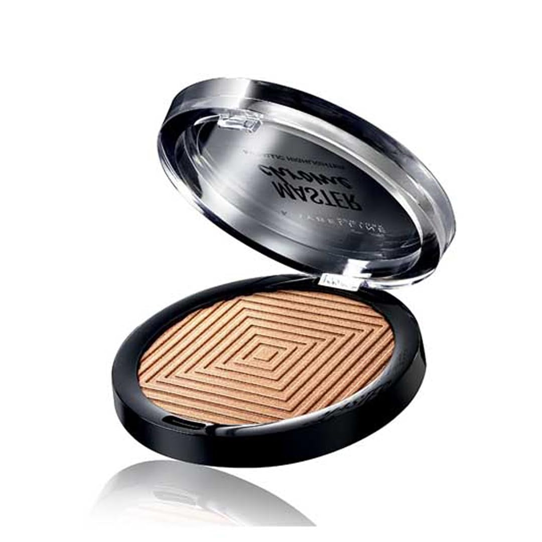 Master Chrome Metallic Highlighter Powder Makeup, Molten Gold, 1 Count