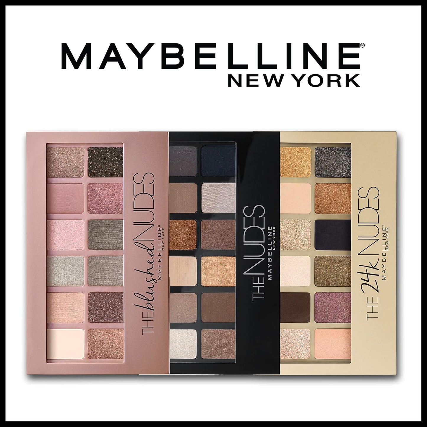 the Blushed Nudes Eyeshadow Palette Makeup, 12 Pigmented Matte & Shimmer Shades, Blendable Powder, 1 Count