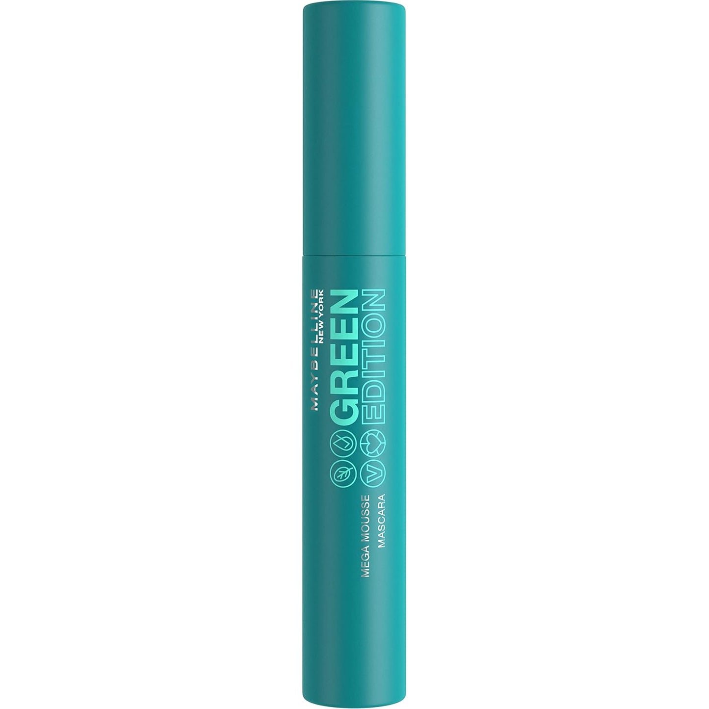 Green Edition Mega Mousse Mascara Makeup, Smooth Buildable and Lightweight Volume, Formulated with Shea Butter, Very Black, 1 Count