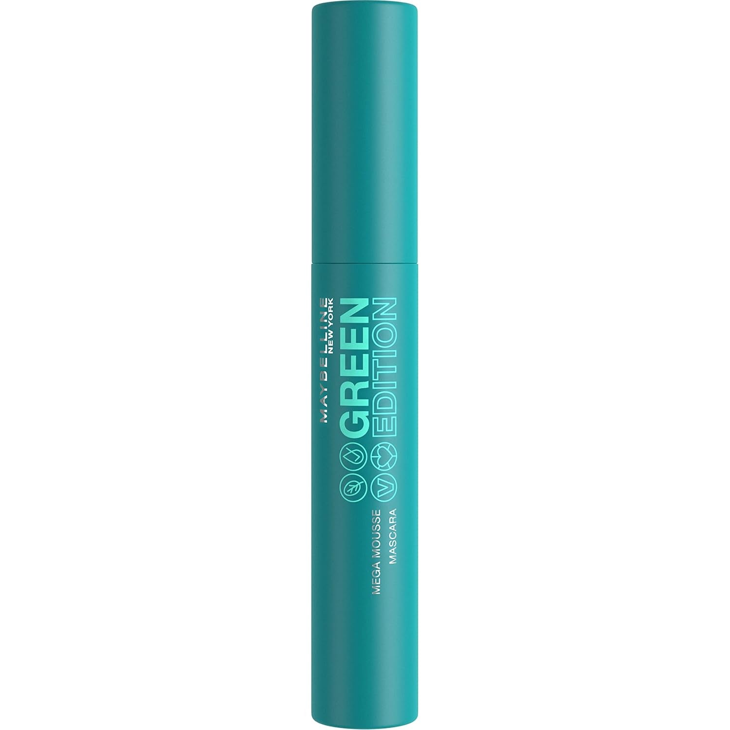 Green Edition Mega Mousse Mascara Makeup, Smooth Buildable and Lightweight Volume, Formulated with Shea Butter, Very Black, 1 Count