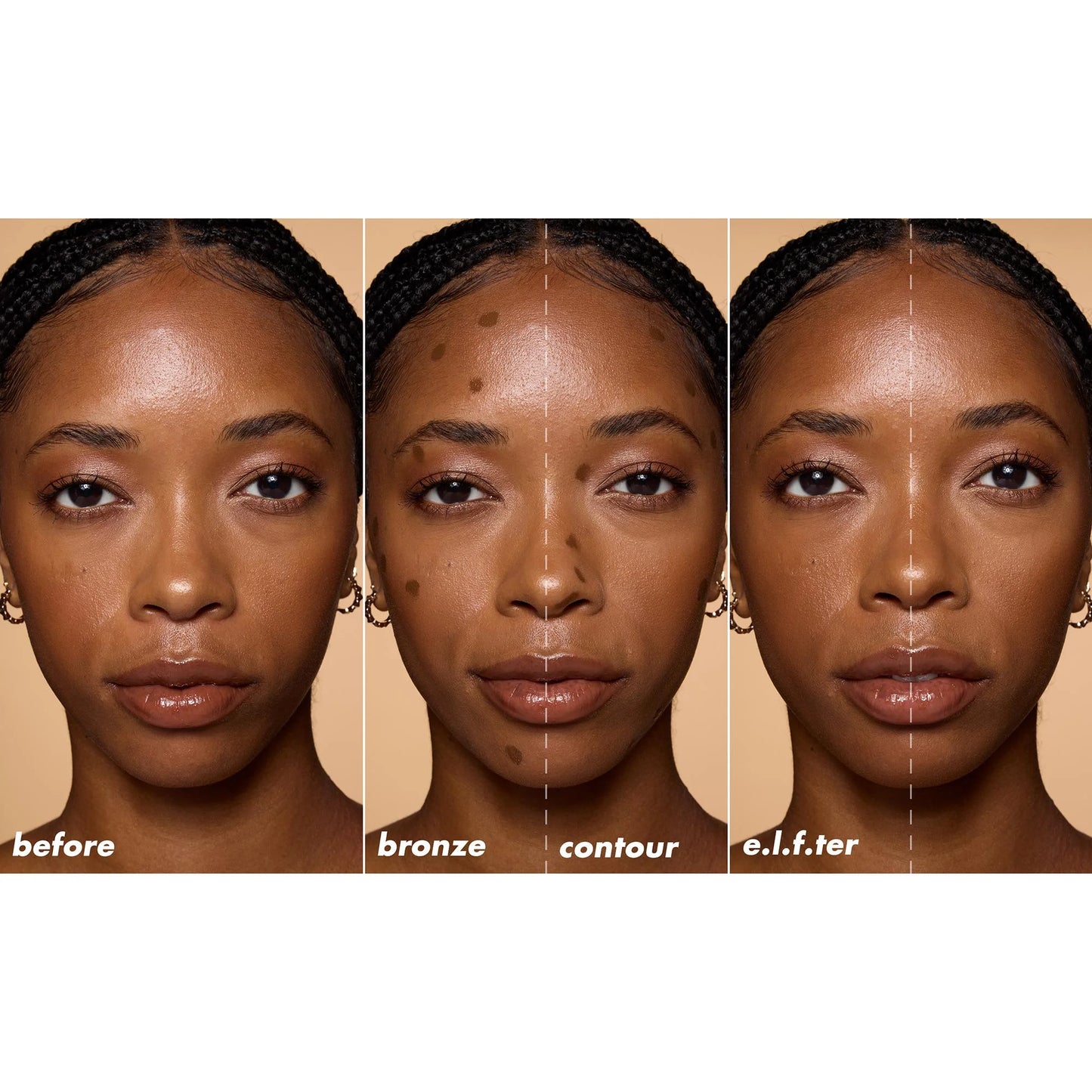 E.L.F. Camo Liquid Bronzer & Contour, 5 Medium, 0.13 Fl Oz