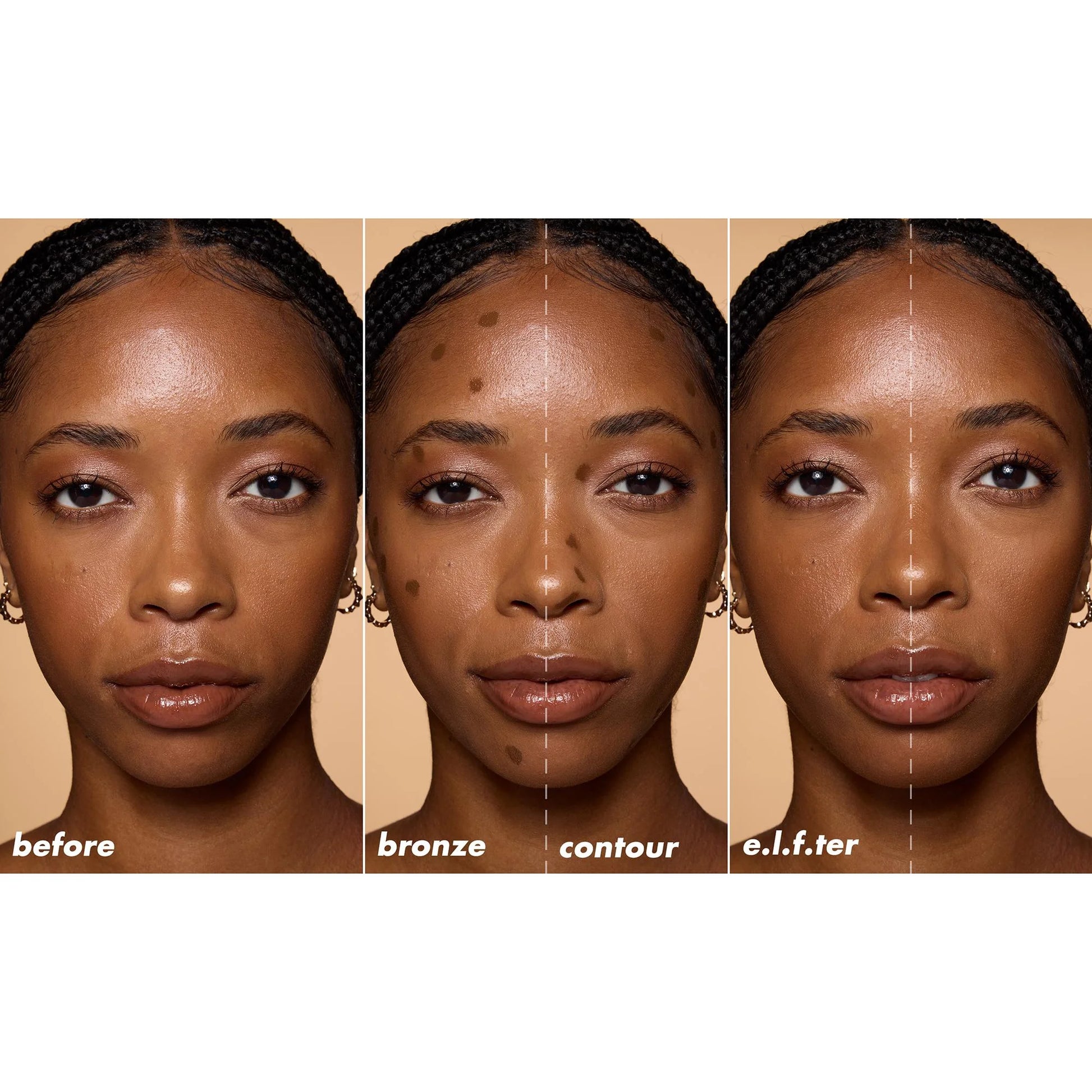 E.L.F. Camo Liquid Bronzer & Contour, 5 Medium, 0.13 Fl Oz