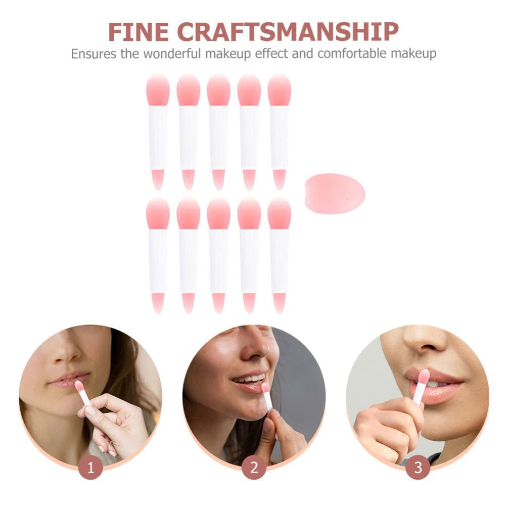 1 Set Silicone Lip Brush Lip Scrub Brush Makeup Lipstick Gloss Lip Oil Lipstick Silicone Lipstick Brush Tools Lip Gloss Stick Travel Filling
