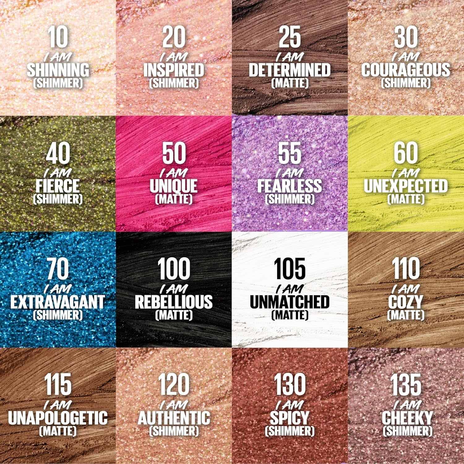 Color Tattoo Longwear Multi-Use Eye Shadow Stix, All-In-One Eye Makeup for up to 24HR Wear, I Am Rebellious (Matte Black), 1 Count