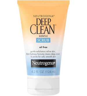 Deep Clean Gentle Daily Facial Scrub, Oil-Free Cleanser 4.2 Fl. Oz