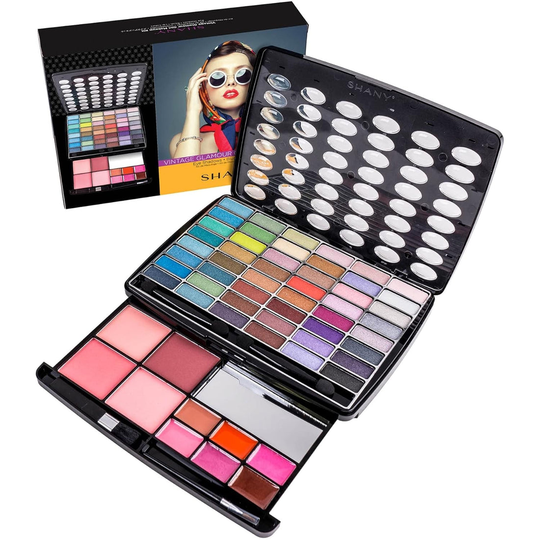 SHANY Glamour Girl Makeup Kit with eyeshadows, blushes and lip creams, a gift idea for teen girls who love makeup