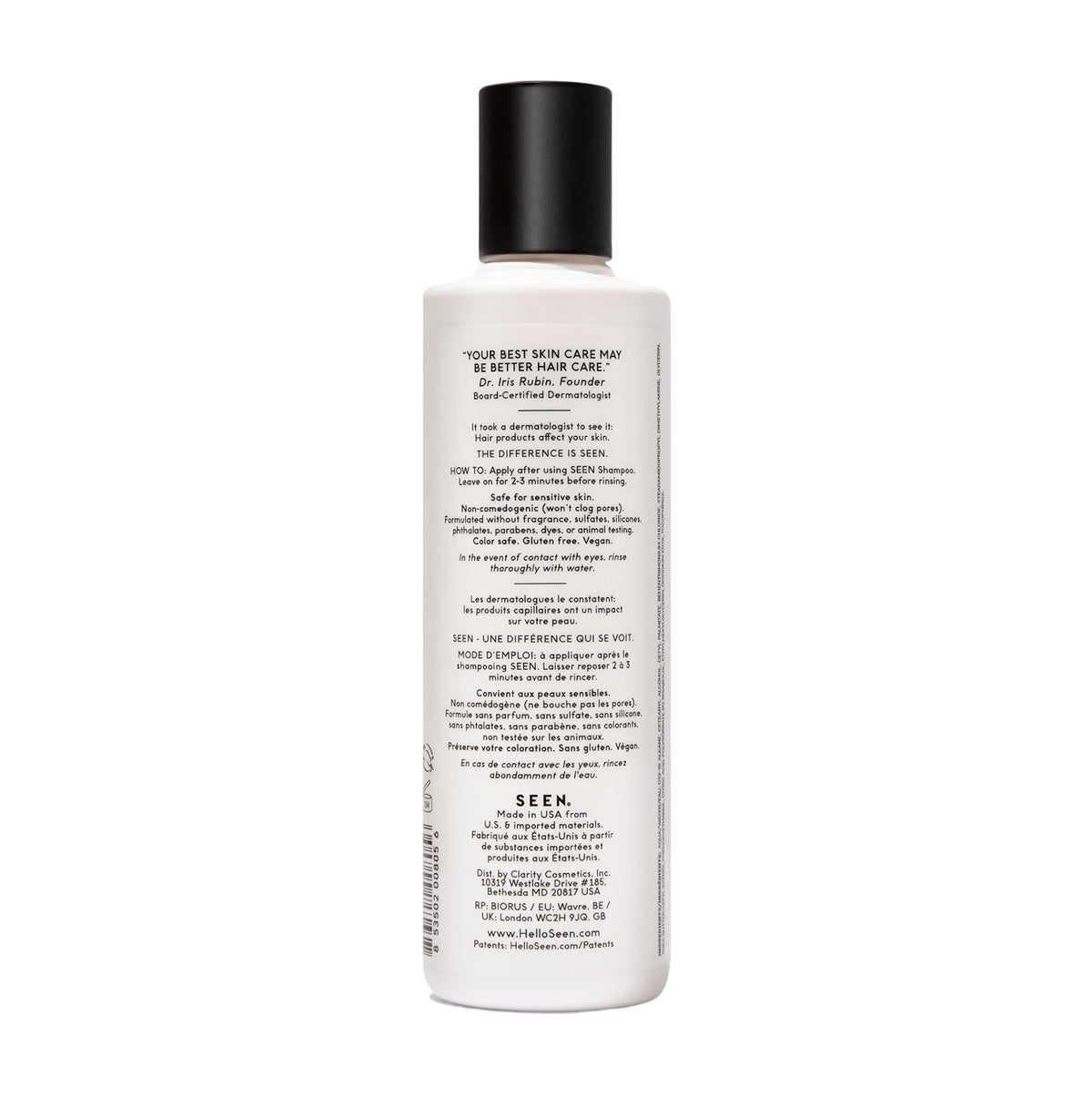 SEEN Fragrance Free Conditioner, 8.6 oz