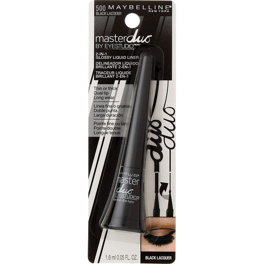 Eye Studio Master Duo Glossy Liquid Liner, Black Lacquer [500] 0.05 Oz