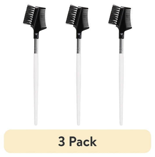 (3 Pack)  Brow Comb + Brush