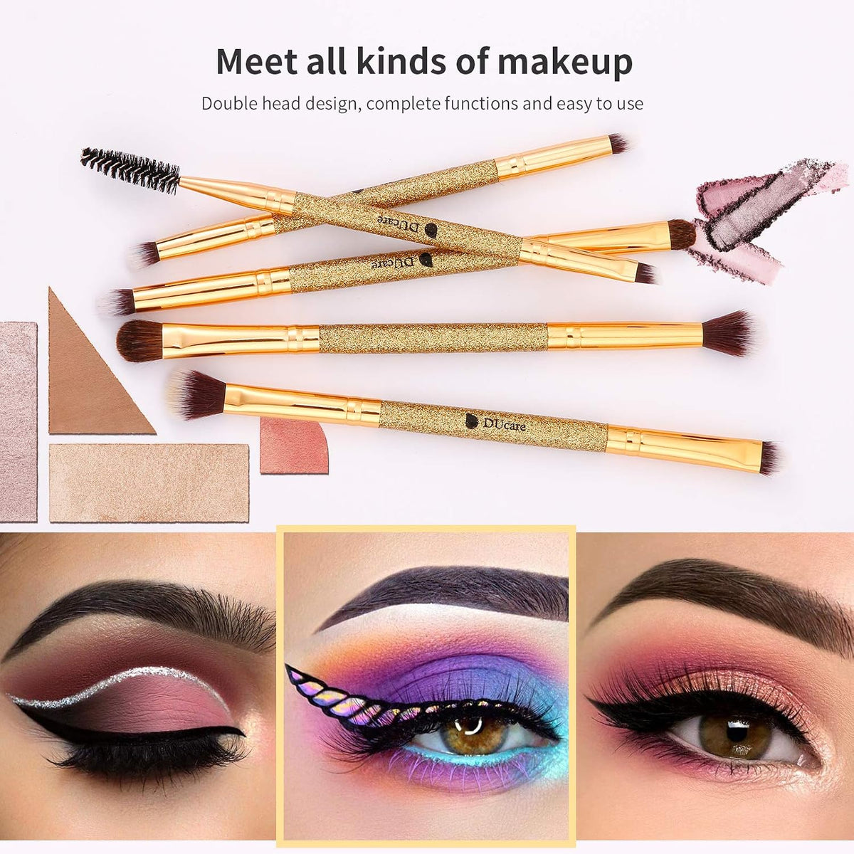 DUcare Eyeshadow Brush Set with Brush Cleaner – photo 4 of 9