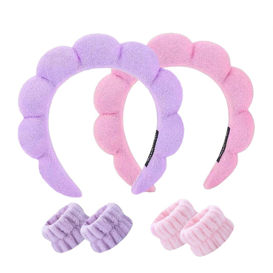 Satera Sisters Beauty Spa Headband & Wristband Set – main photo