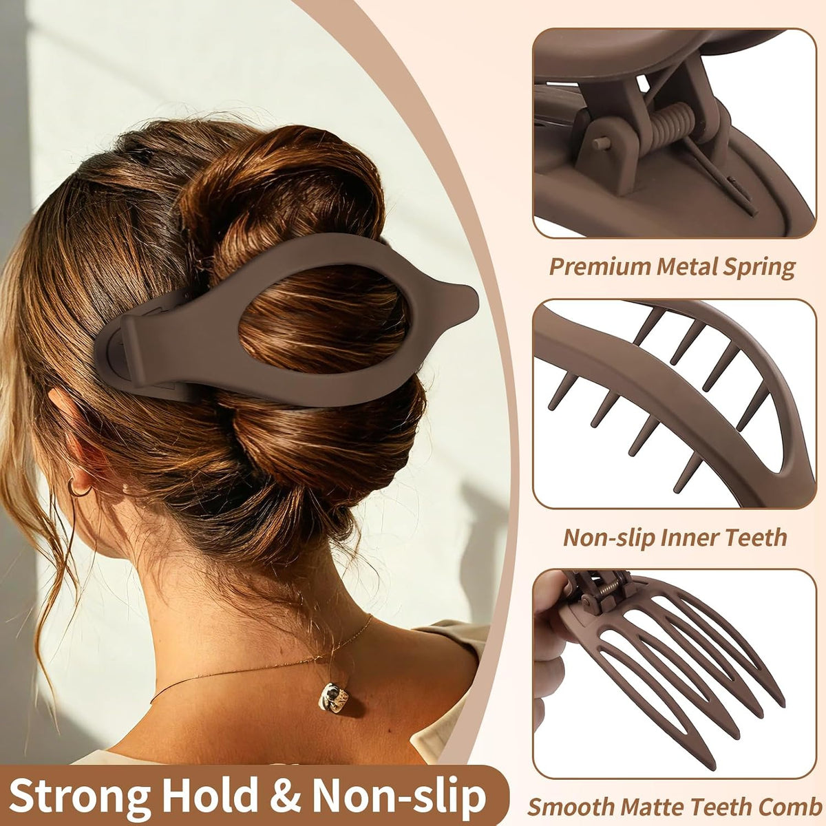 Satera Sisters Beauty Flat Claw Clips 4-Pack – photo 4 of 7